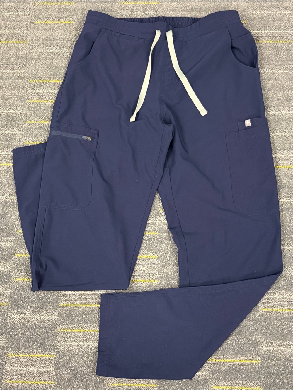 FIGS Scrub Pants Womens Small Navy Yola Skinny Jogger Technical Collection Nurse